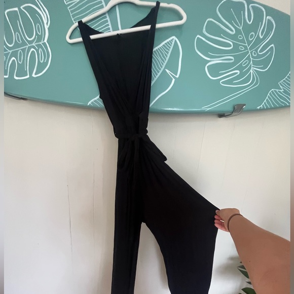 Out from Under Deep V Jumpsuit - Picture 2 of 4